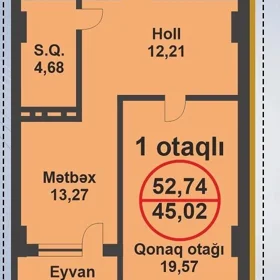 In Khirdalan 52.0 m² apartment is for sale - Image 2