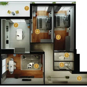 Baku-da nan m2 mənzil satılır - Şəkil 5