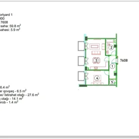 In Baku nan m² apartment is for sale - Image 3