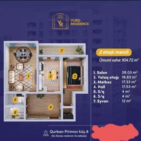 In Baku 112.0 m² apartment is for sale - Image 3