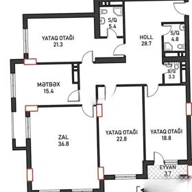 In Baku 163.0 m² apartment is for sale - Image 2