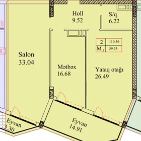 In Sumgayit 110.0 m² apartment is for sale - Image 4