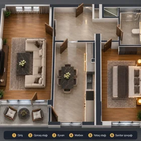 In Baku 70.0 m² apartment is for sale - Image 5