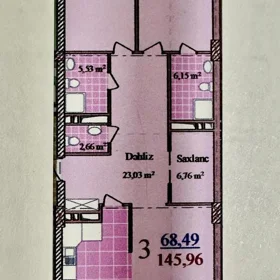 In Baku 144.0 m² apartment is for sale - Image 3