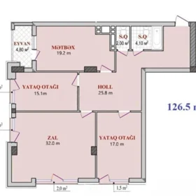 In Baku 127.0 m² apartment is for sale - Image 6