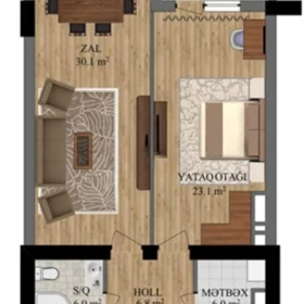 In Baku 80.0 m² apartment is for sale - Image 3