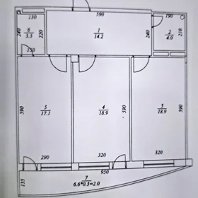 In Baku 84.0 m² apartment is for sale - Image 7