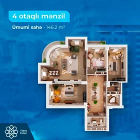 In Baku 150.0 m² apartment is for rent - Image 3