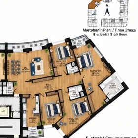 In Xətai rayonu 253.0 m² apartment is for sale - Image 2